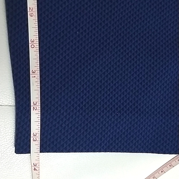 Apt 9 Blue Stretch Flat Front Crop Pants Ankle Length plush - Picture 6 of 8